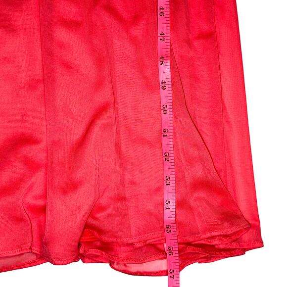 JY Jenny Yoo JY514 Bridesmaid Full Length Dress Gown Firecracker Size 6 - Picture 14 of 14